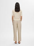 Sofia Ss Structure Knit Cardigan - Birch