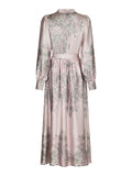 Nova Paisley Border Dress - Rosa