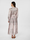 Nova Paisley Border Dress - Rosa