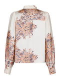 Massima Paisley Border Blouse - Creme