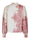Massima Paisley Border Blouse - Light Pink