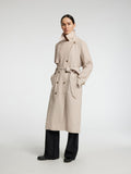 Jada Linen Trenchcoat - Nomad Melage