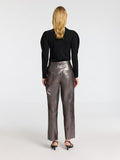 Marwa Ls High Neck Top - Black