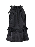 Margy Bedazzled Top - Black