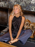 Margy Bedazzled Top - Black