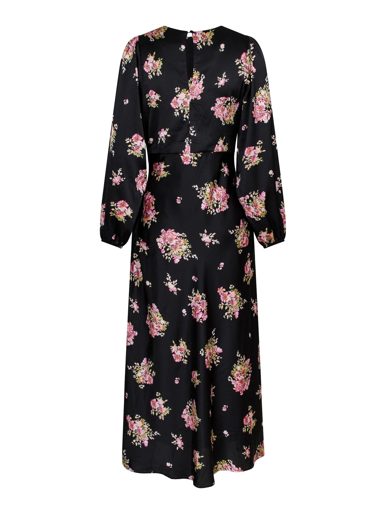 Ilba Flower Bunch Dress - Black