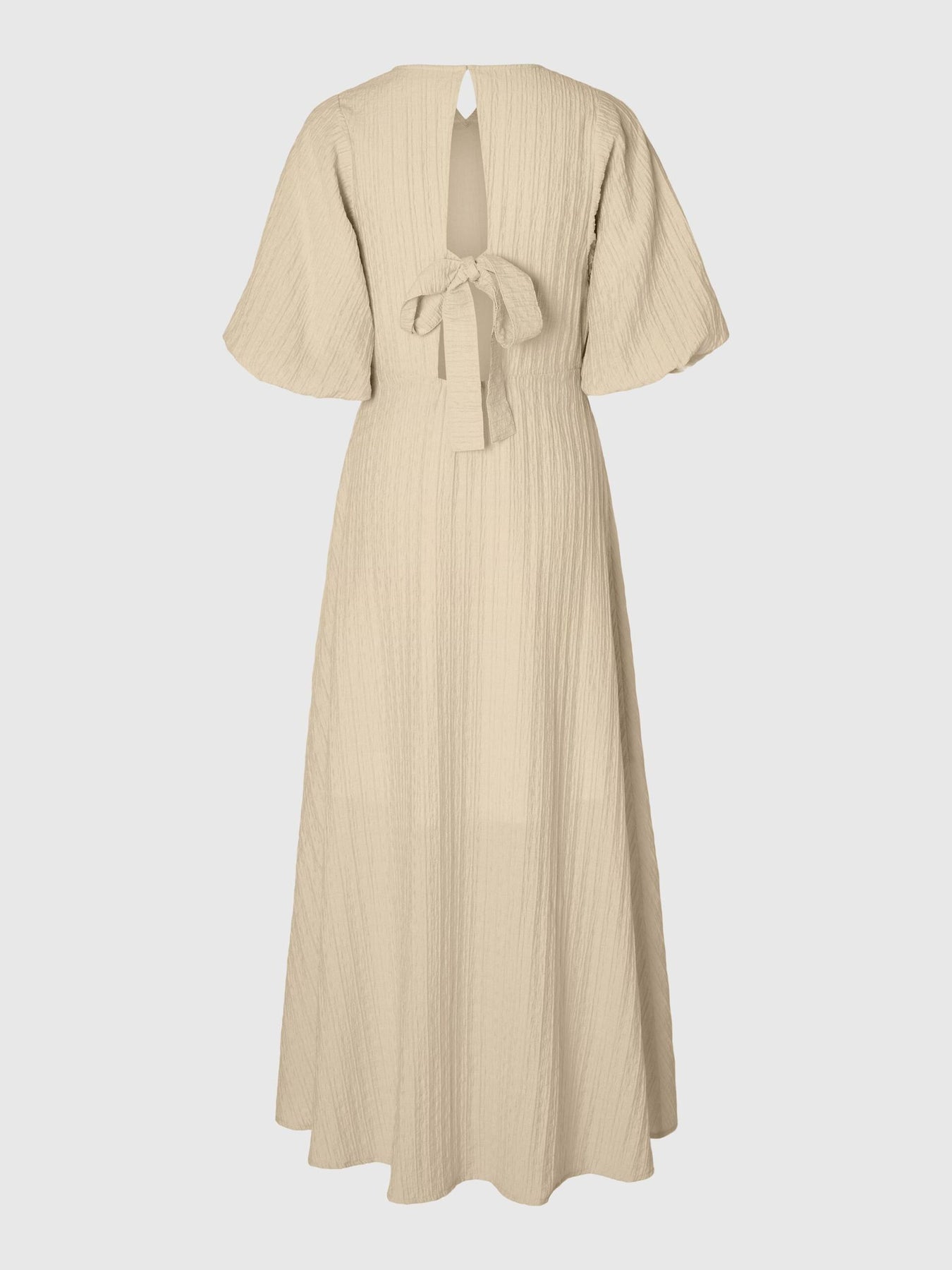 Maddie Ss Midi Dress B - Birch
