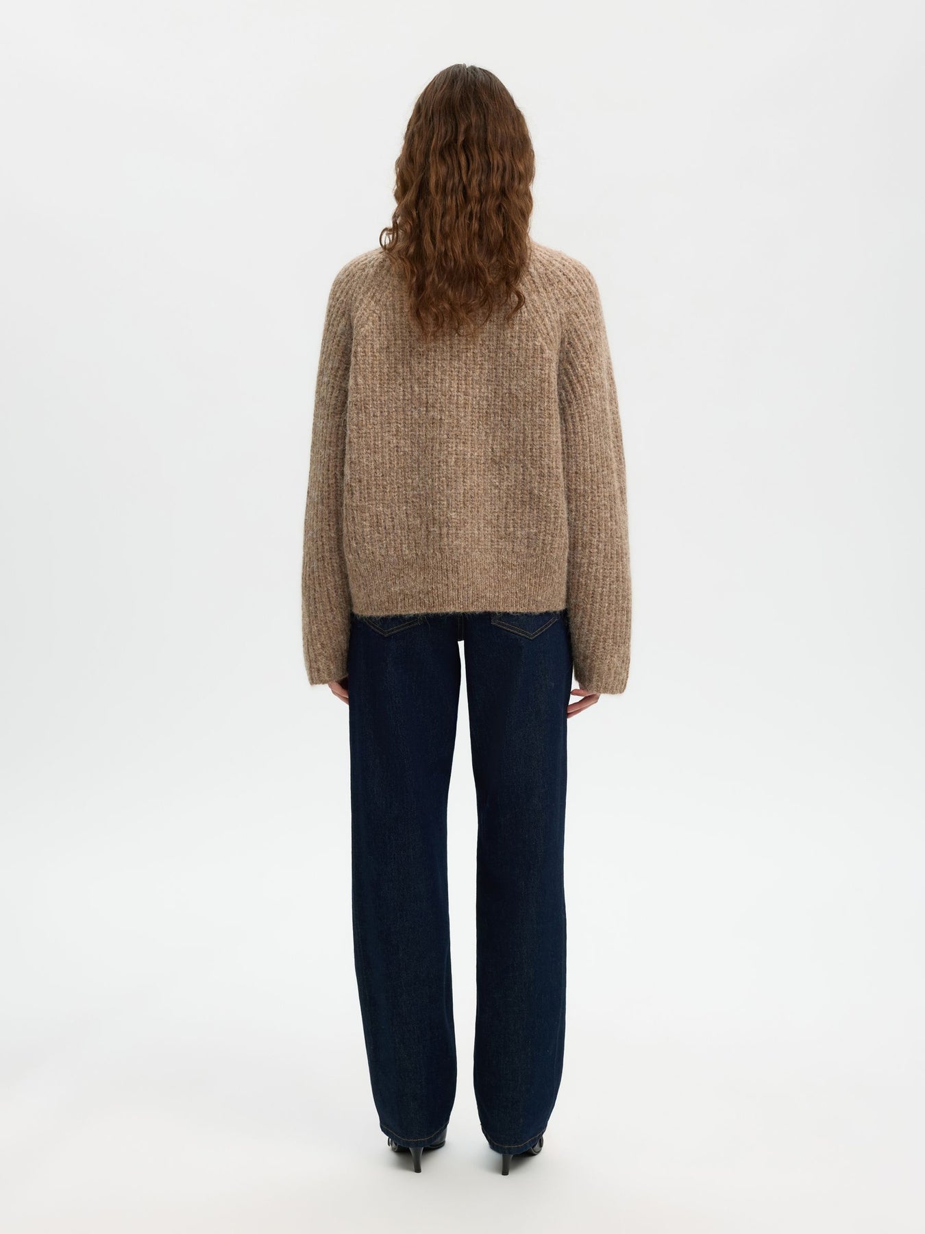 Anjuli Ls Knit Zip Cardigan - Delicioso Melange