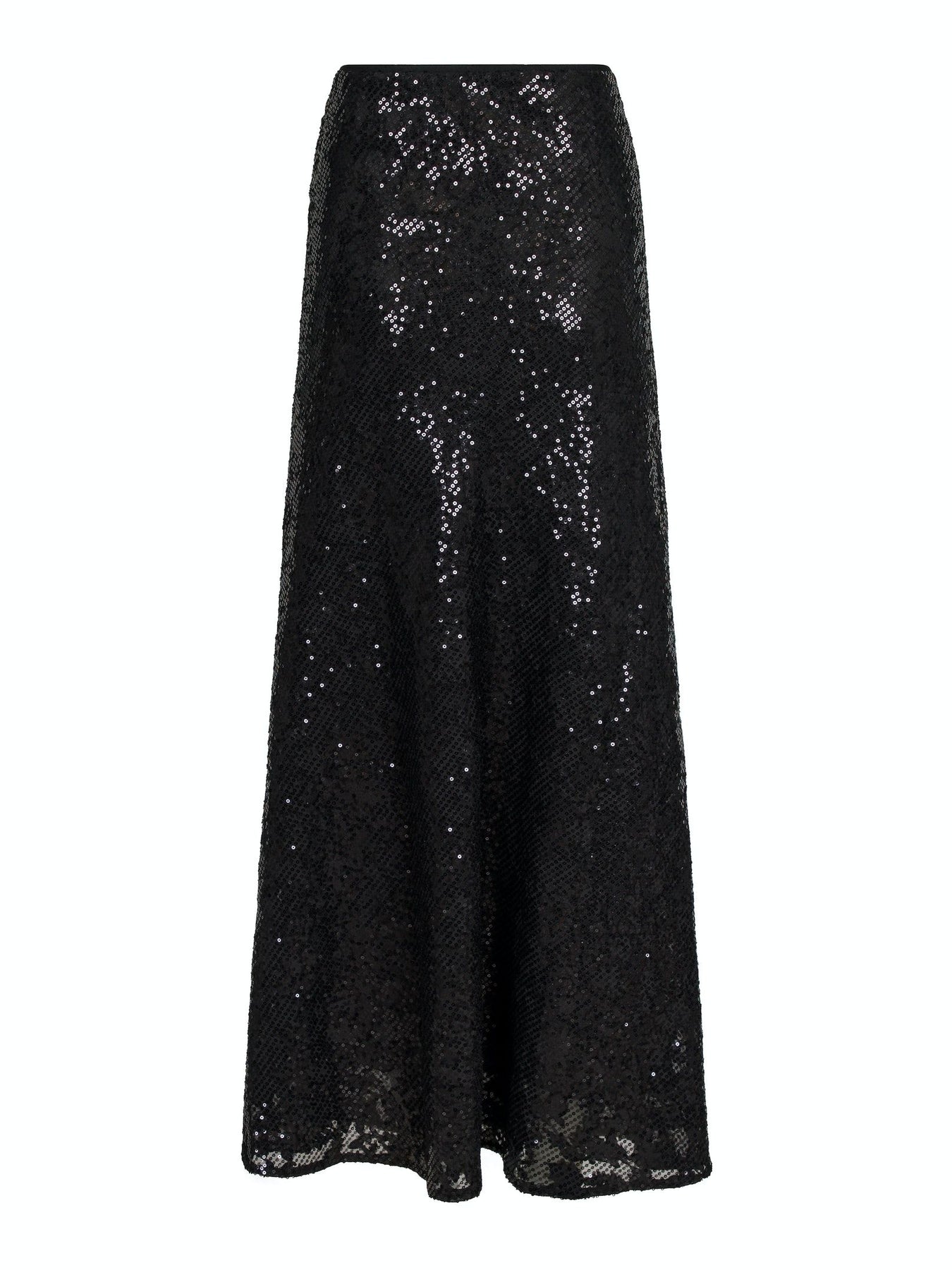 Vicky Sequins Skirt - Black