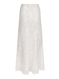 Vicky Sequins Skirt - Ivory