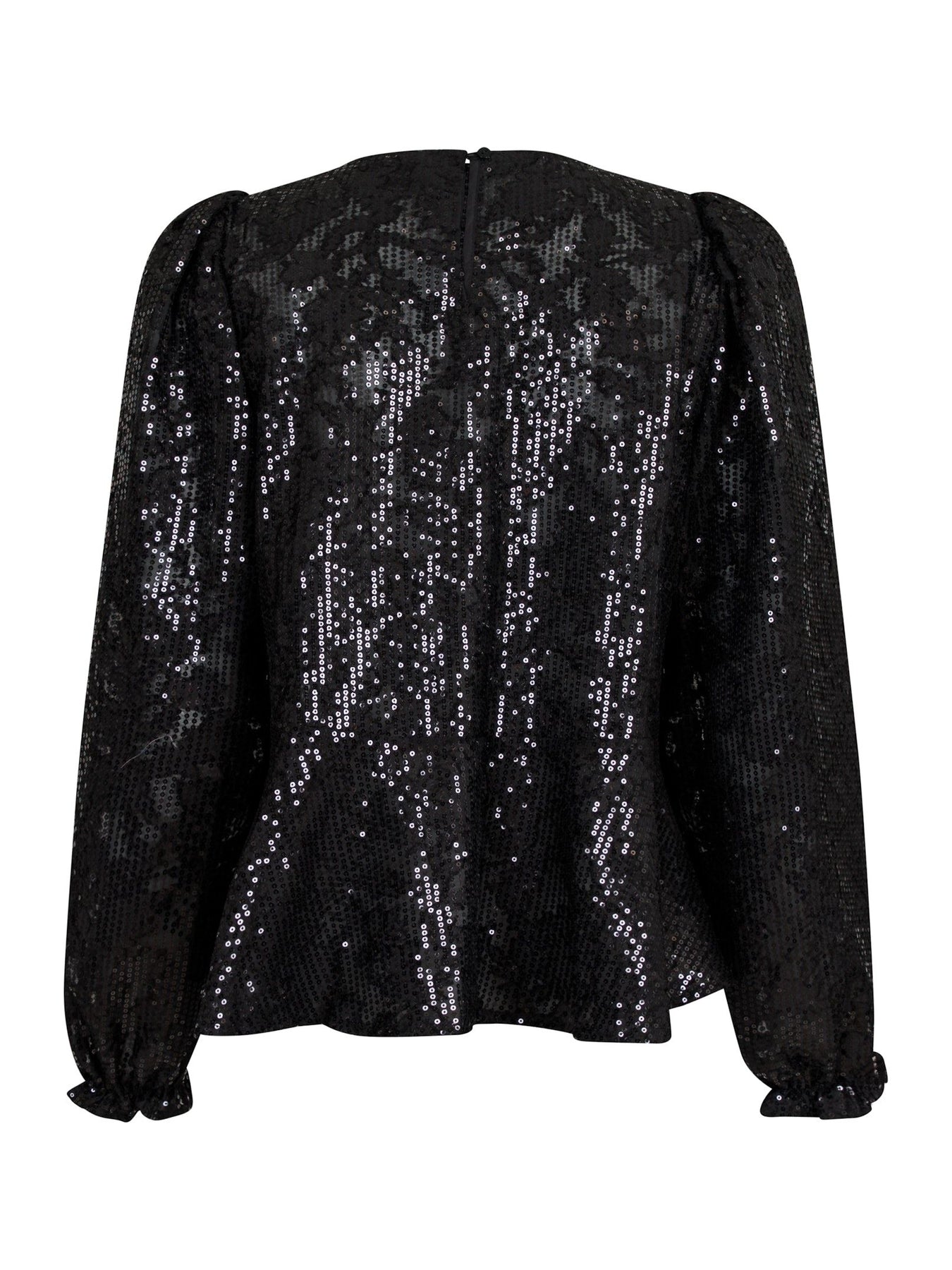 Rizzo Sequins Blouse - Black