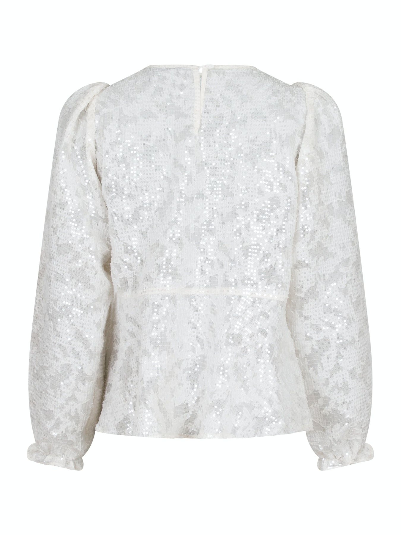 Rizzo Sequins Blouse - Ivory