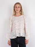 Rizzo Sequins Blouse - Ivory