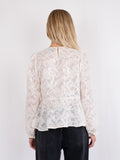 Rizzo Sequins Blouse - Ivory