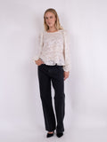 Rizzo Sequins Blouse - Ivory