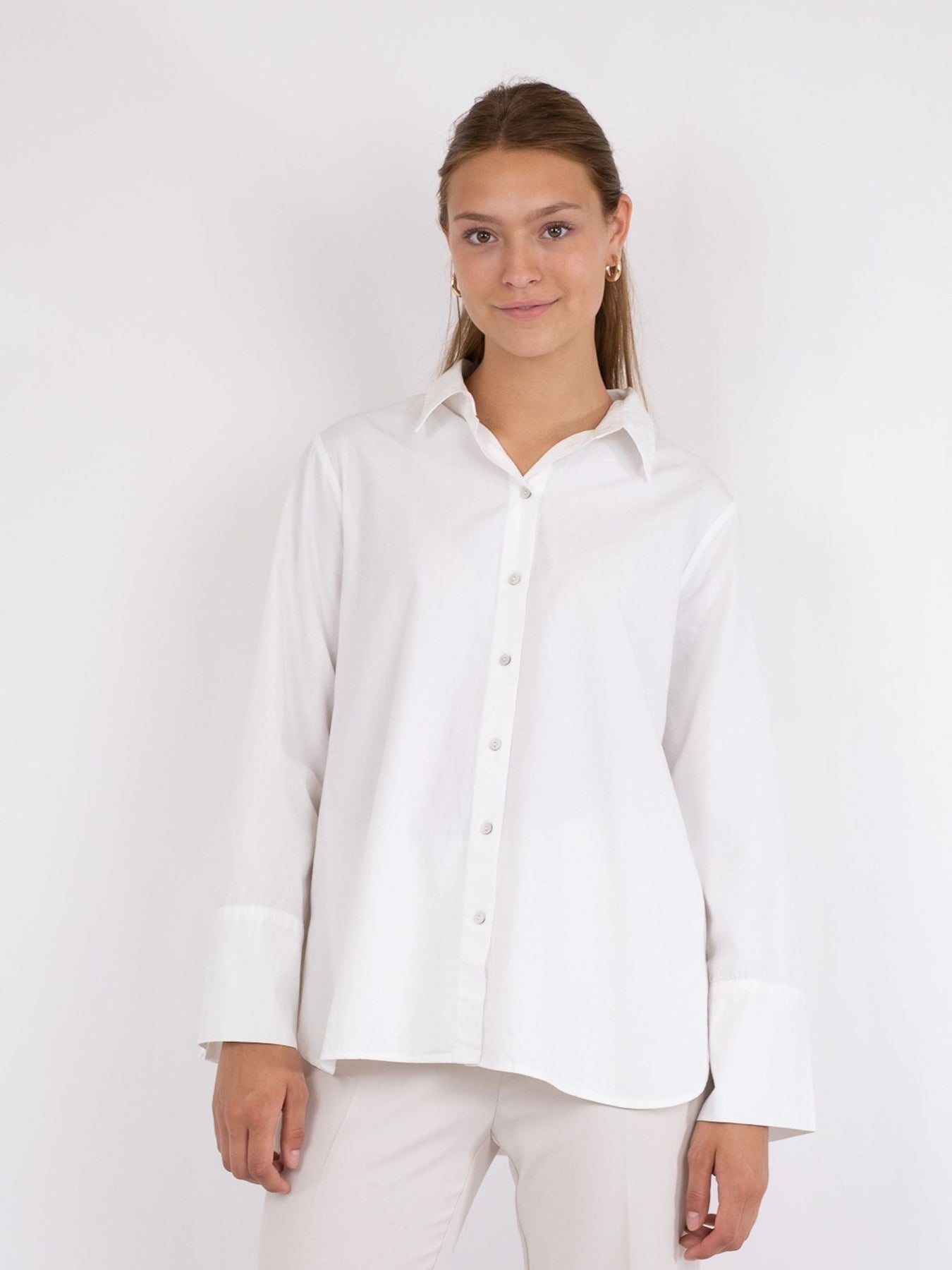 Dita C Poplin Shirt - White