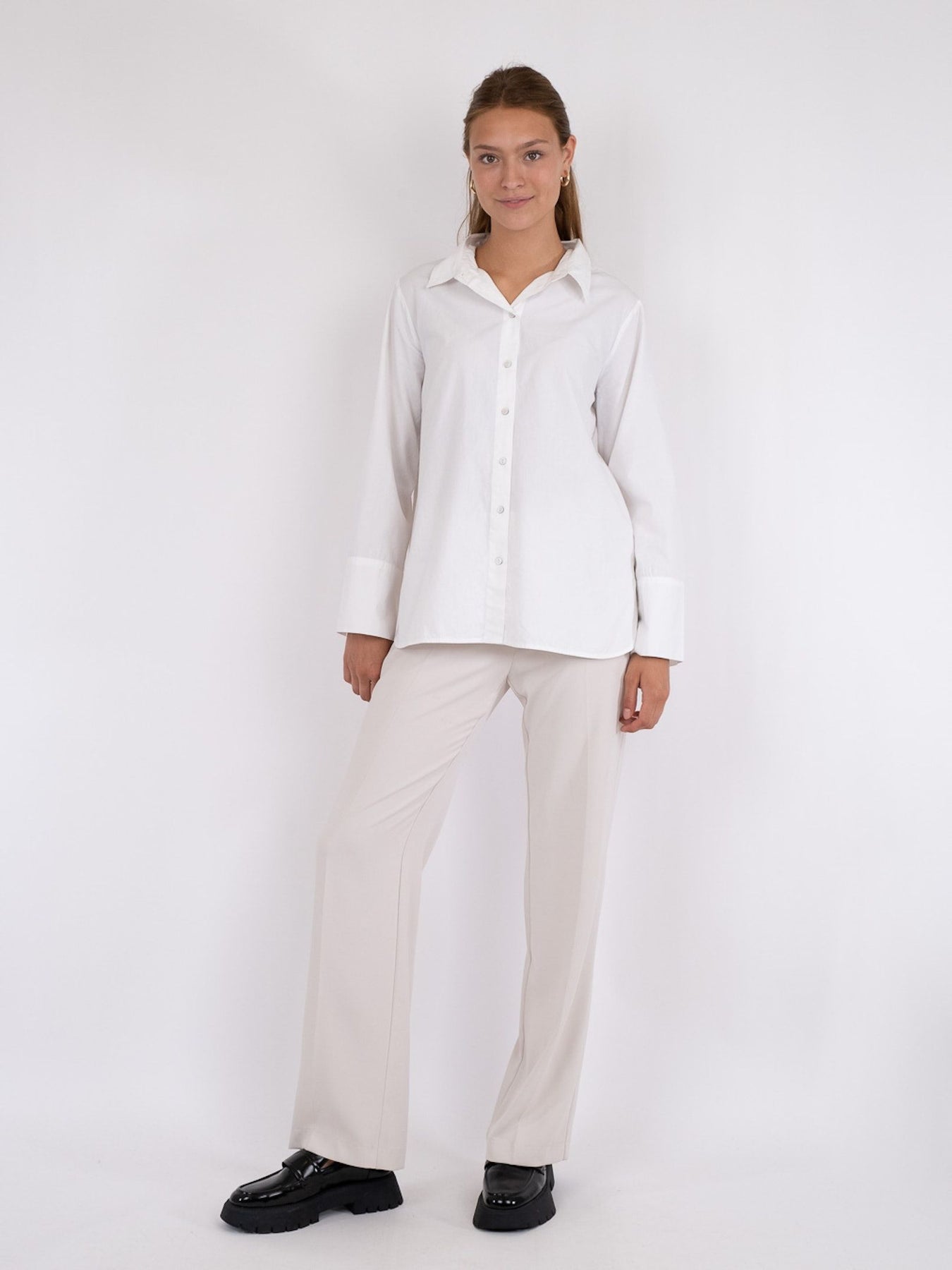Dita C Poplin Shirt - White