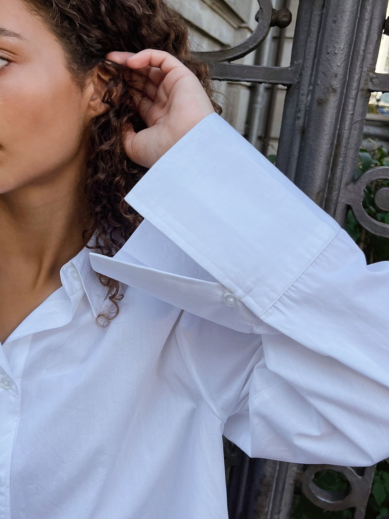 Dita C Poplin Shirt - White