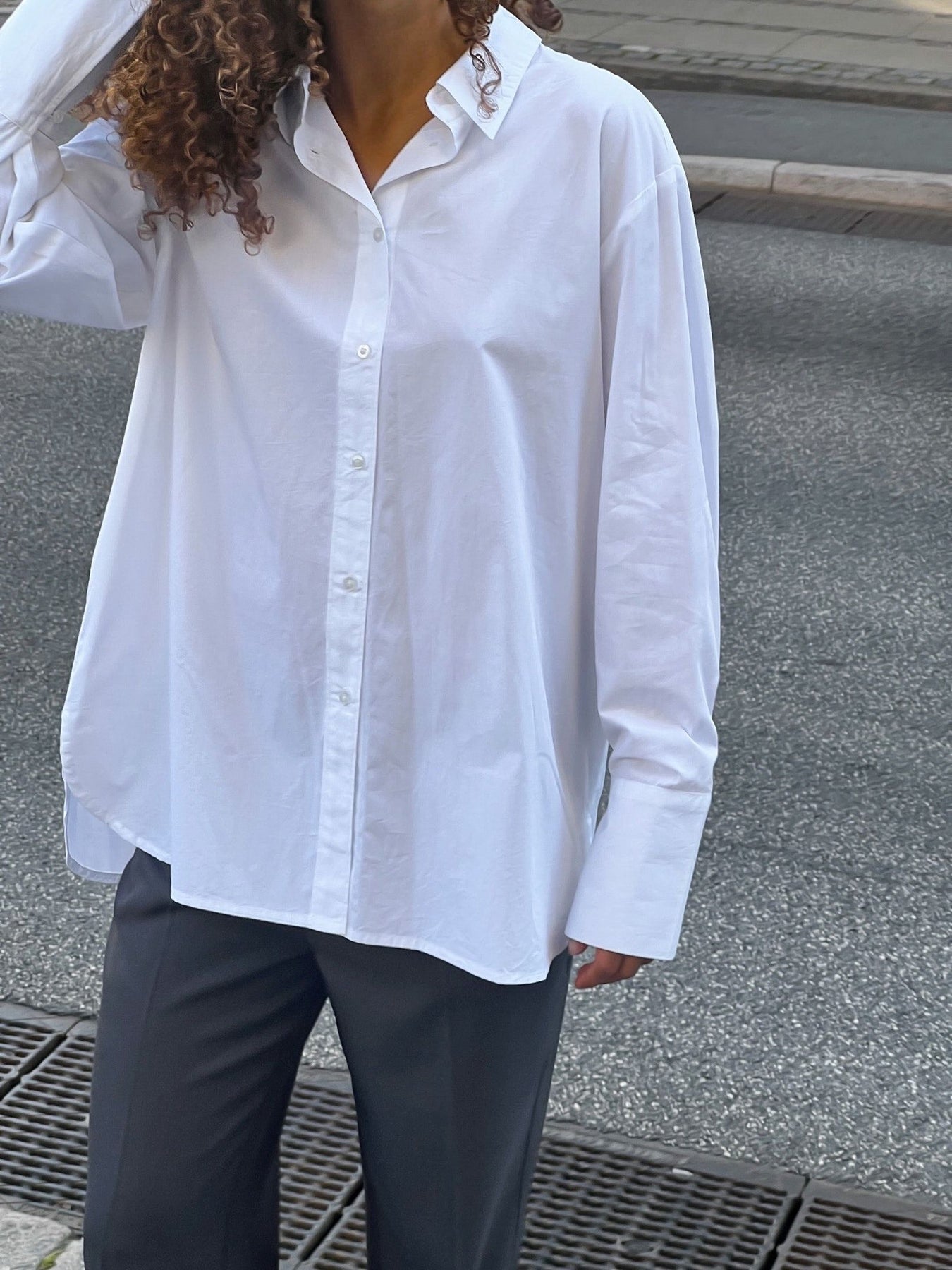 Dita C Poplin Shirt - White
