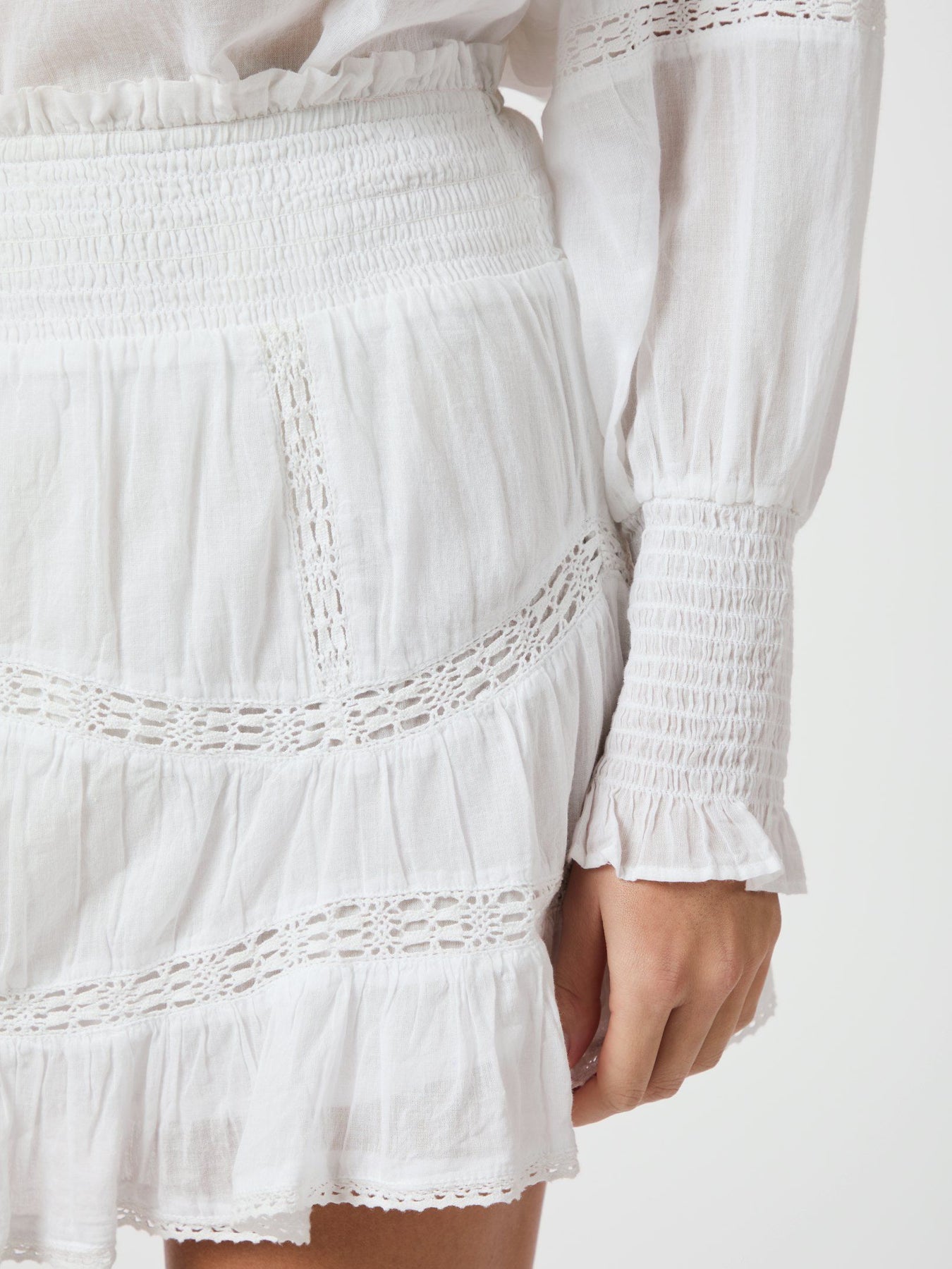 Robby S Voile Skirt - White