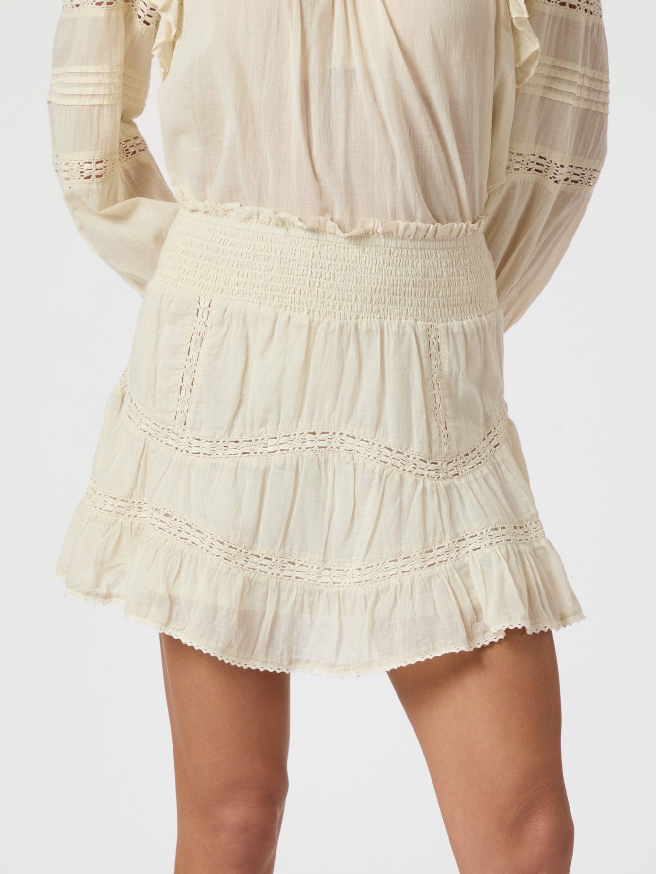 Robby S Voile Skirt - Ljusgul