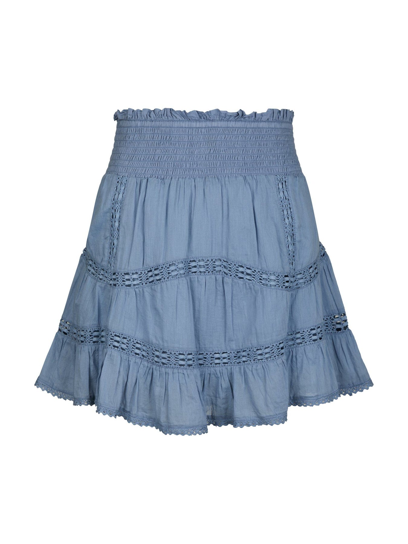 Robby S Voile Skirt - Smoke Blue