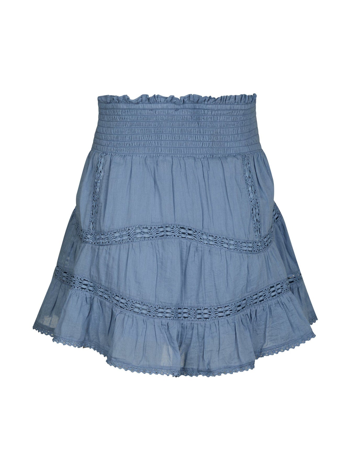 Robby S Voile Skirt - Smoke Blue