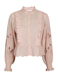 Petrine Embroidery Blouse - Rosa