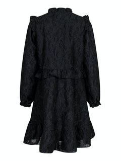 Zinka Flower Dress - Black