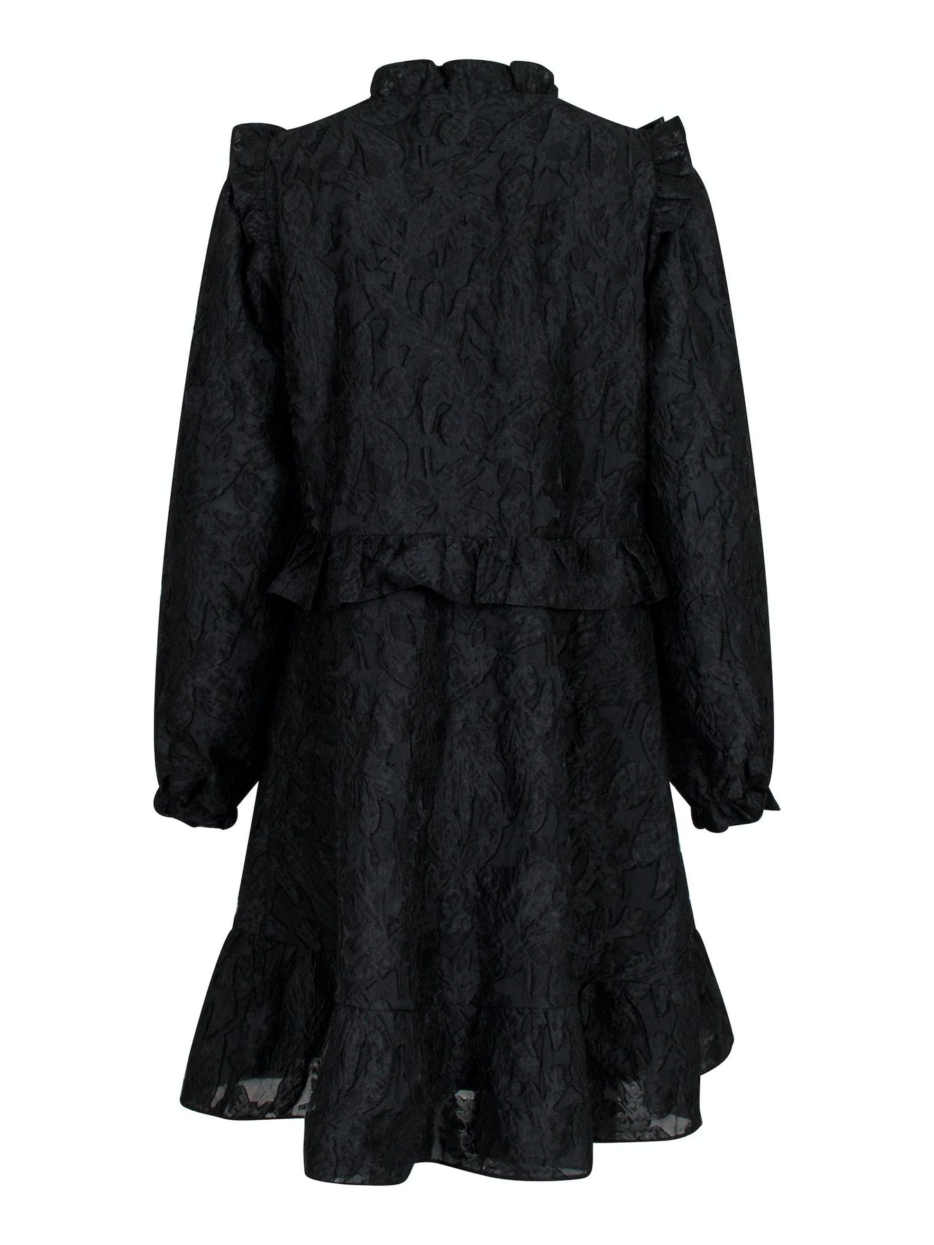 Zinka Flower Dress - Black