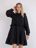 Zinka Flower Dress - Black