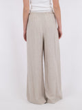 Lissabon Soft Linen Pants - Sand