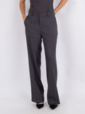 Alice Melange Pants - Dark Grey