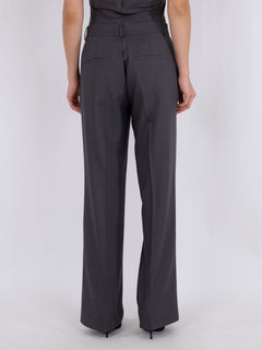 Alice Melange Pants - Dark Grey