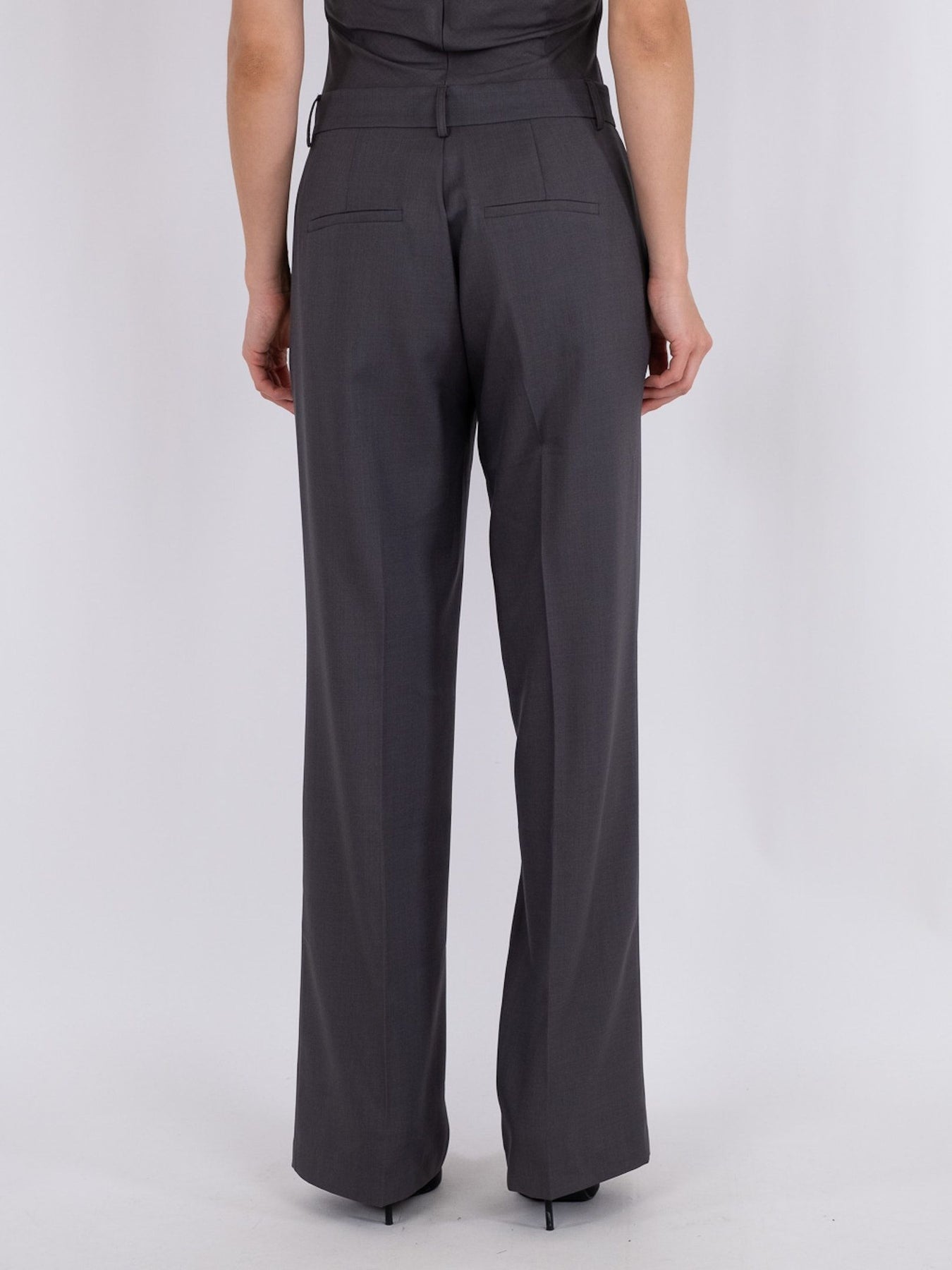 Alice Melange Pants - Dark Grey