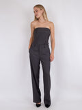 Alice Melange Pants - Dark Grey