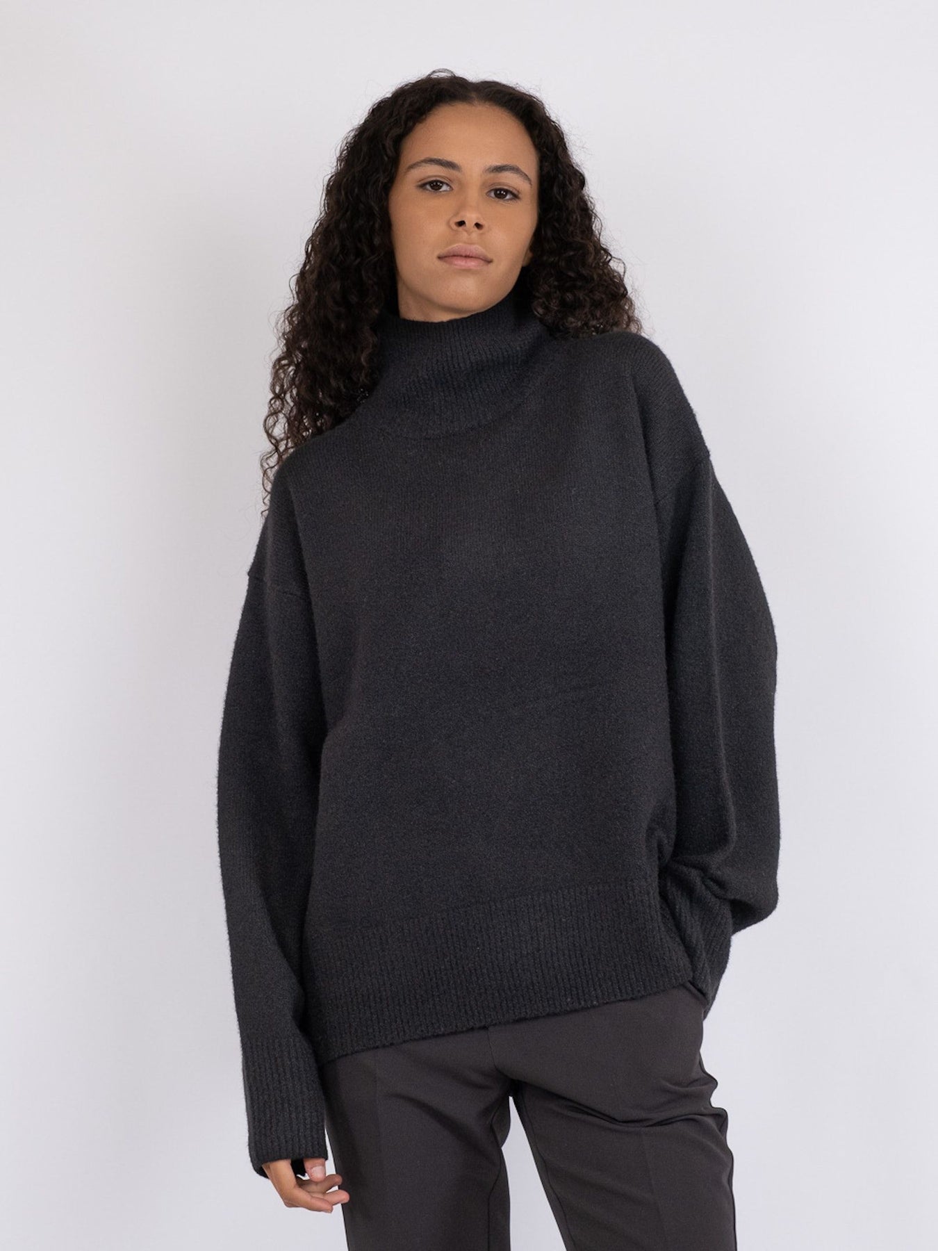 Kalina Knit Blouse - Black