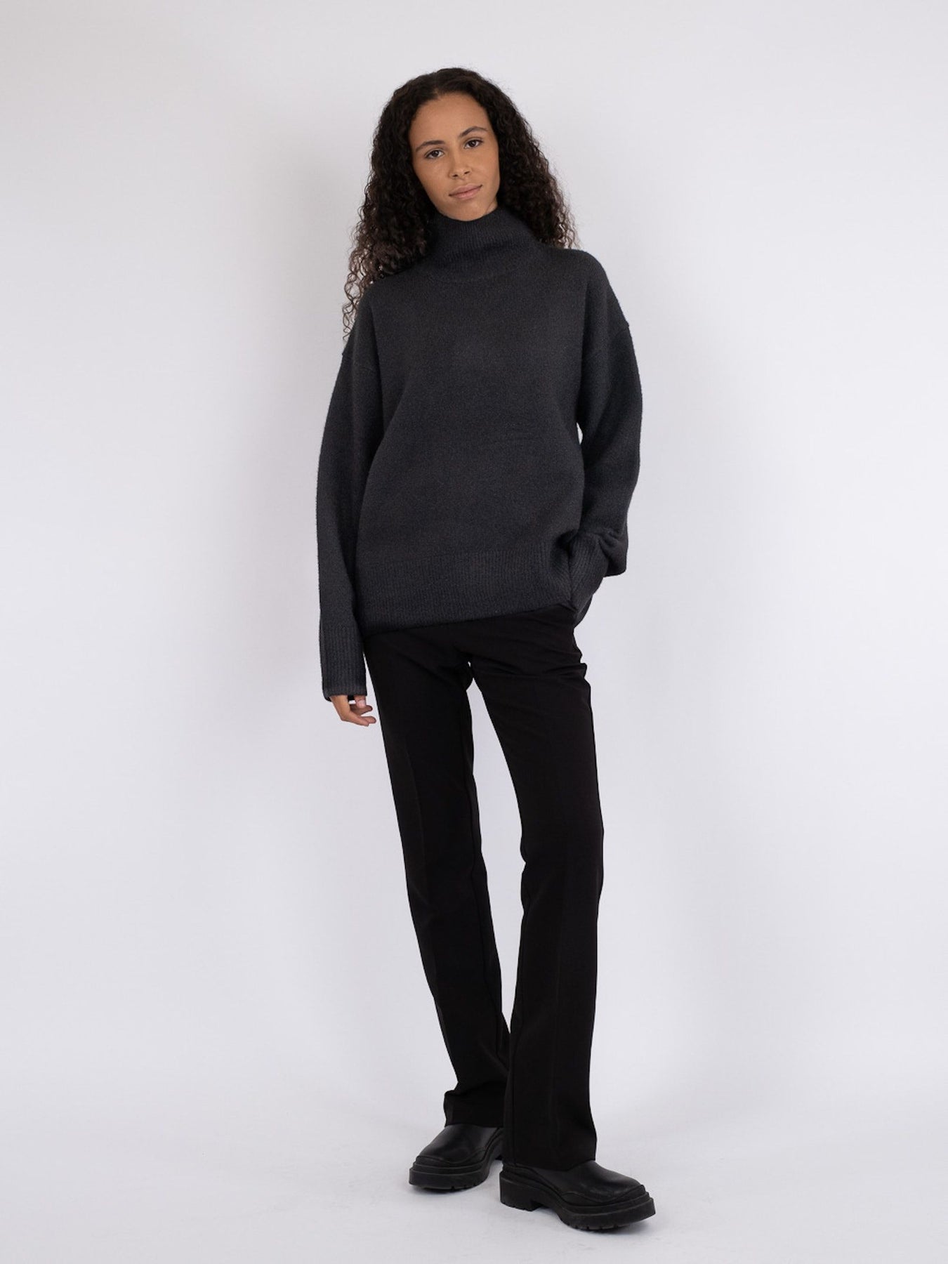 Kalina Knit Blouse - Black