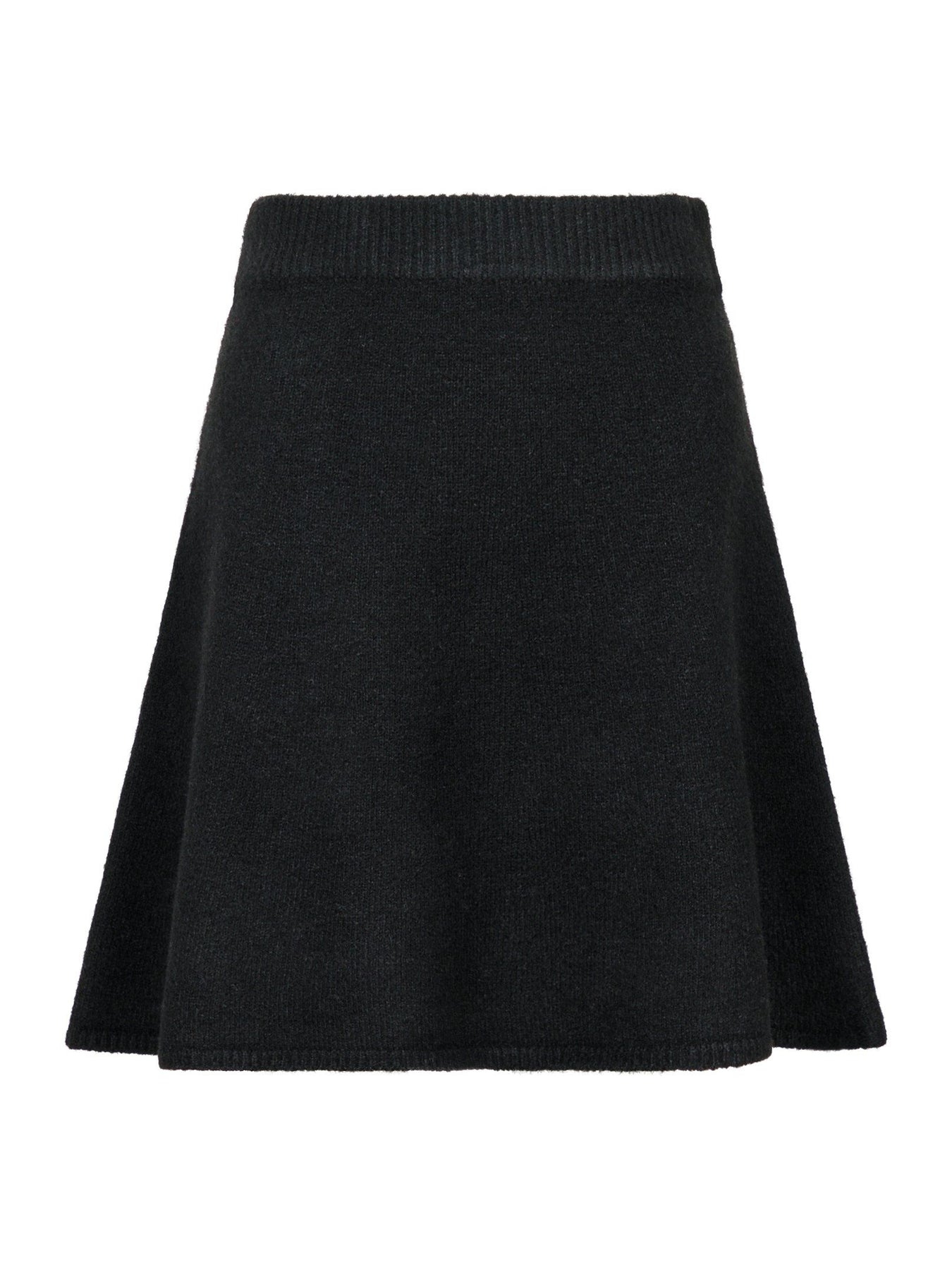 Gisa Knit Skirt - Svart