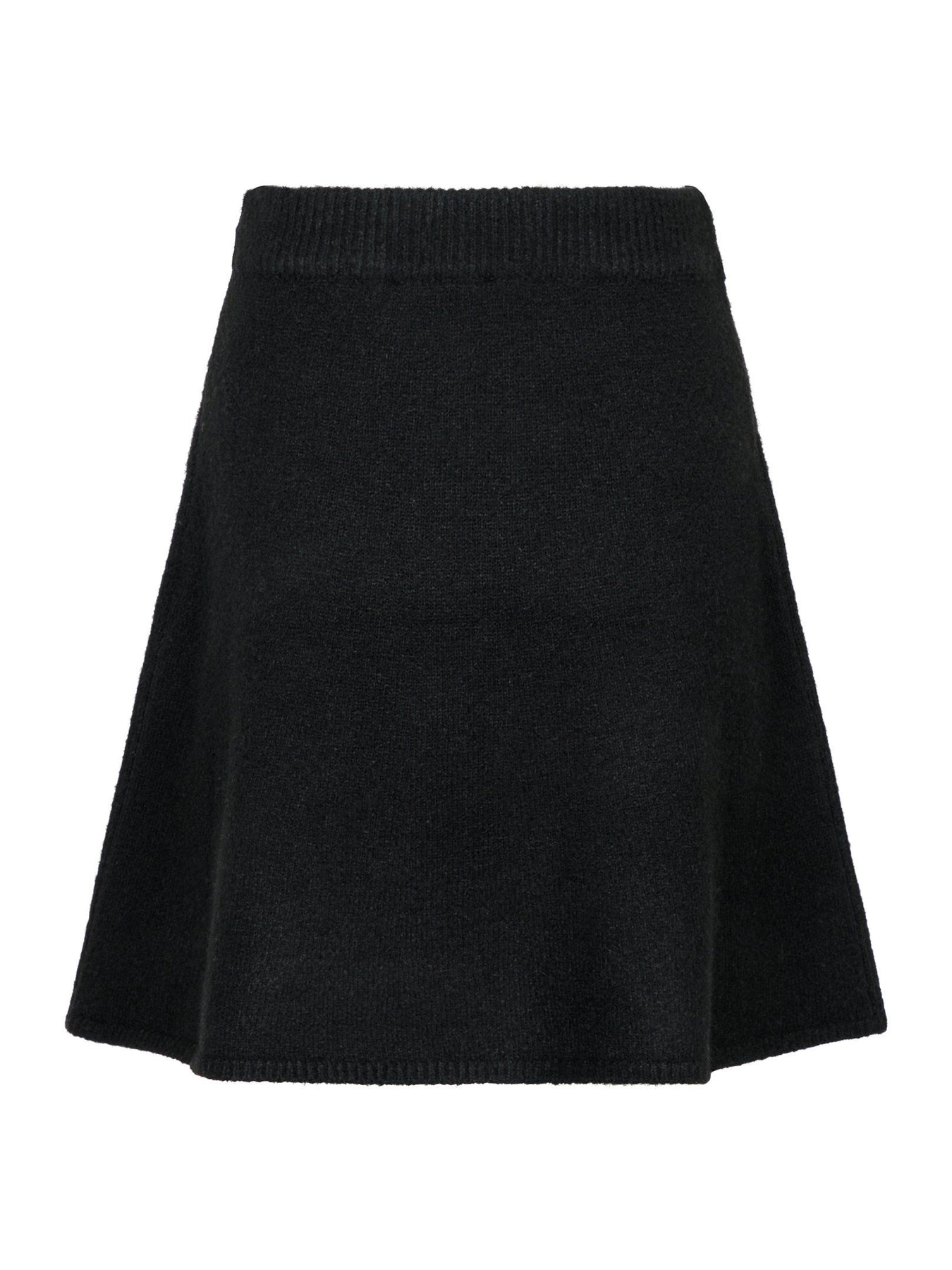 Gisa Knit Skirt - Svart