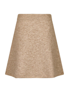 Gisa Knit Skirt - Sand Melange