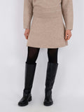 Gisa Knit Skirt - Sand Melange
