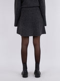 Gisa Knit Skirt - Antracit