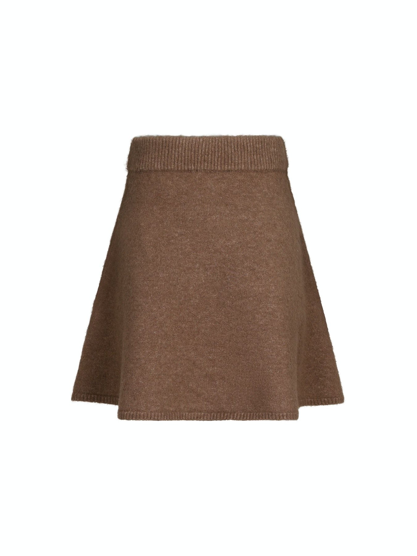 Gisa Knit Skirt - Dusty Brown