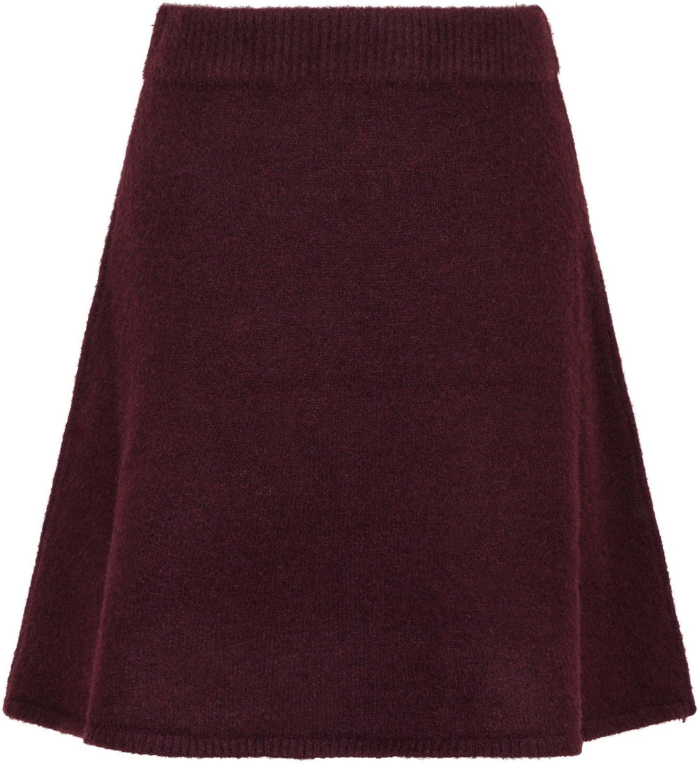 Gisa Knit Skirt - Wine