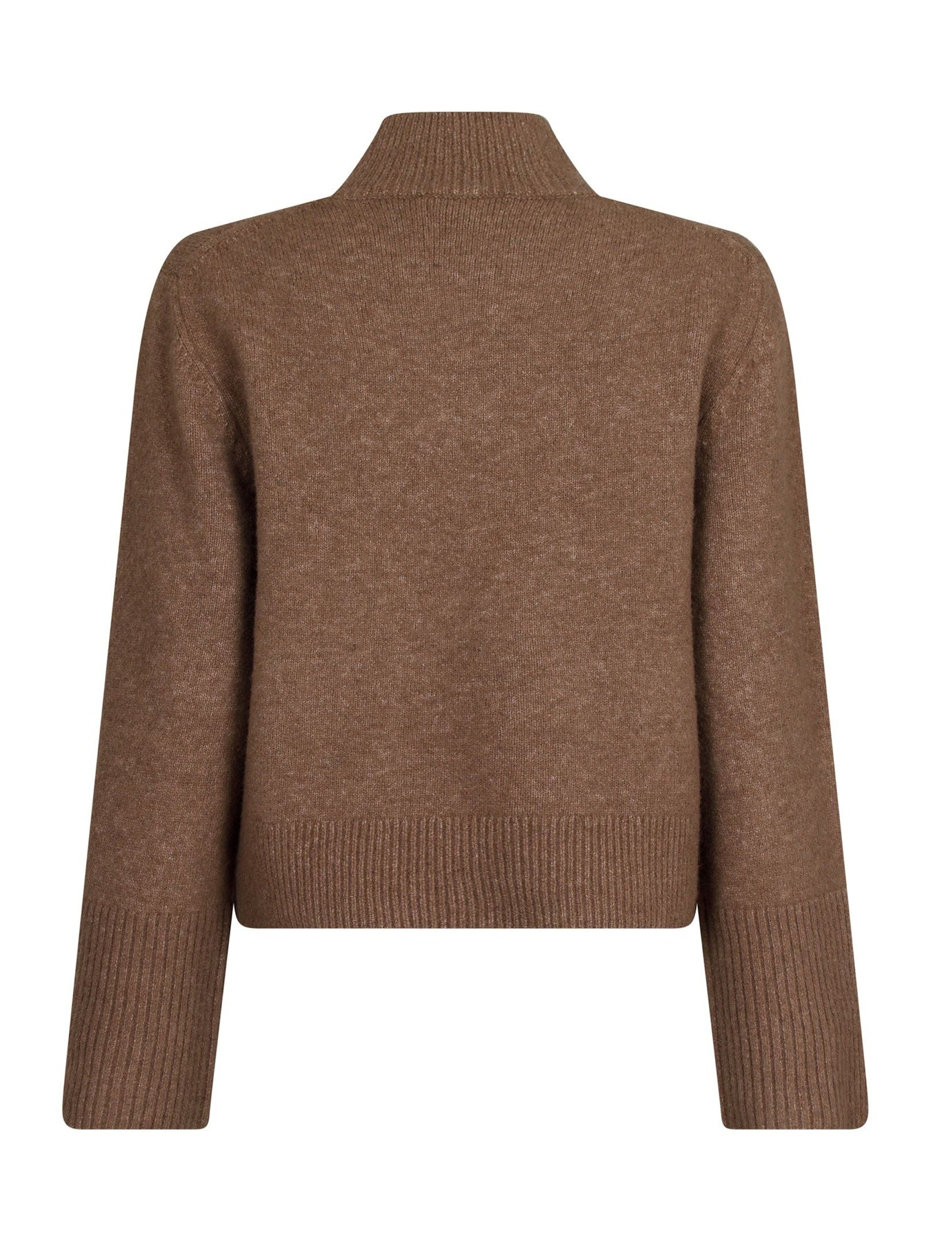 Kiara Knit Blouse - Dusty Brown
