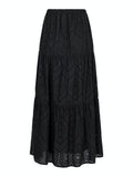 Rana Embroidery Skirt - Black