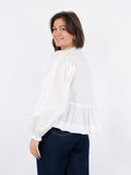 Bessie C Poplin Blouse - White