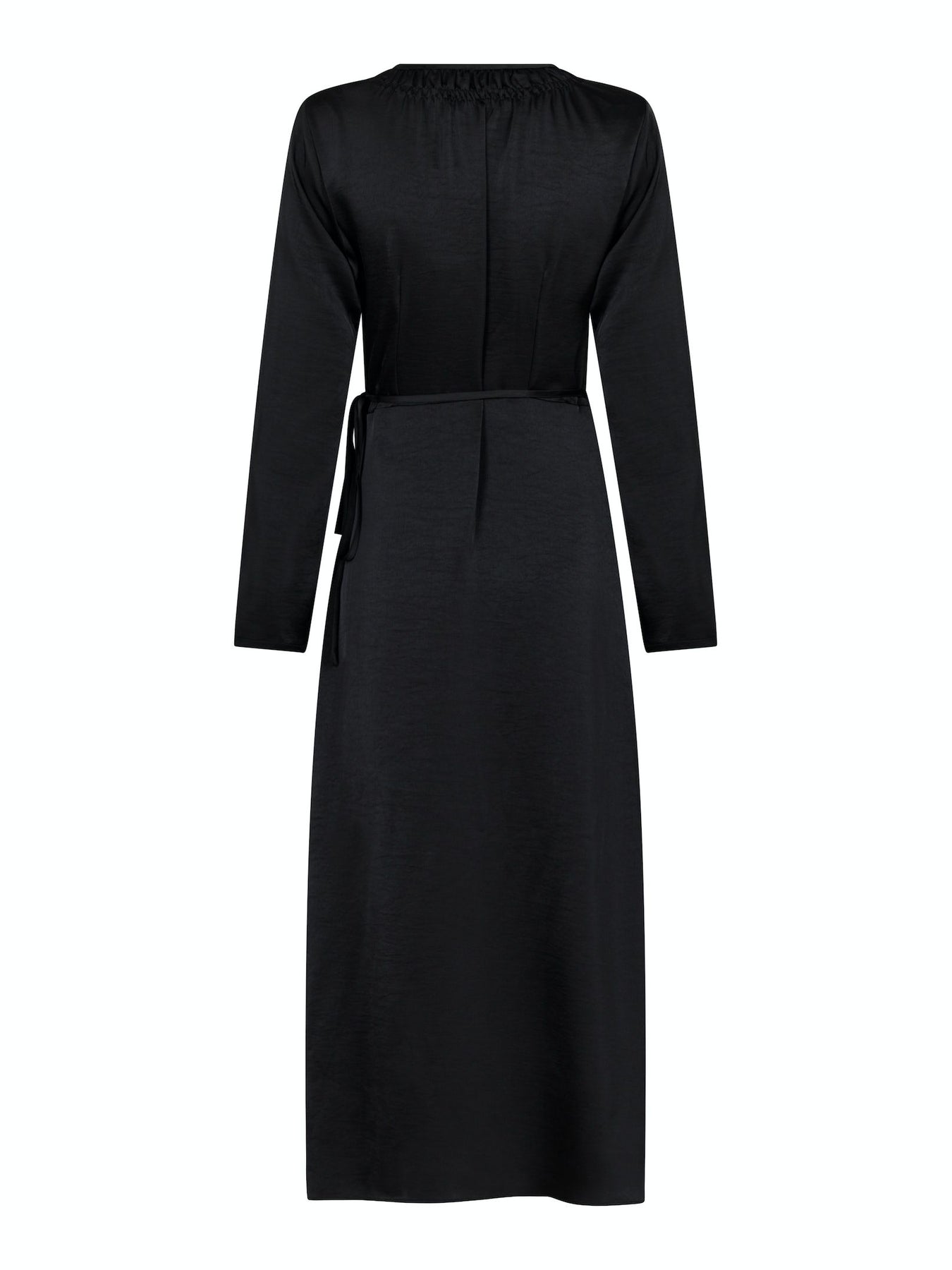 Nakisa Heavy Sateen Dress - Black