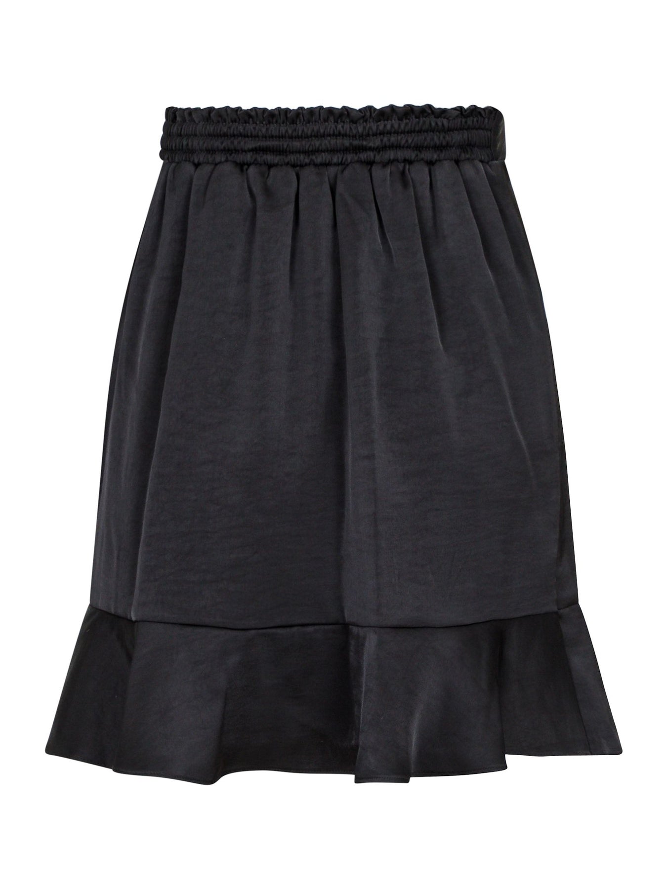 Bekka Heavy Sateen Skirt - Black
